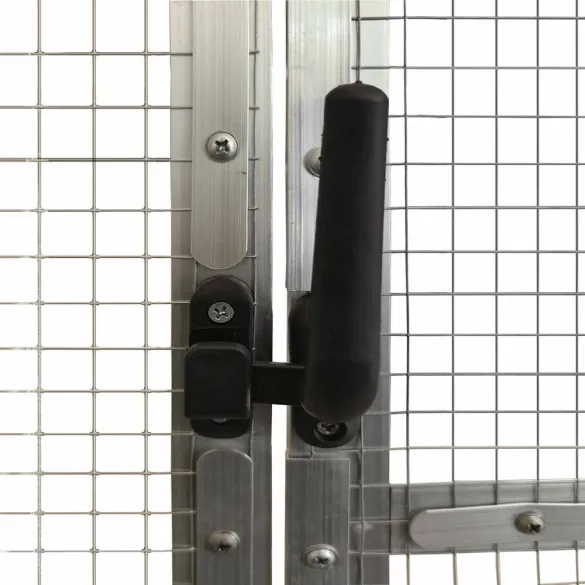 Volieră Păsări Aluminiu - 1,79x2x1,85 m - Livrare Gratuită