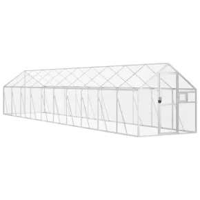 Volieră Păsări Aluminiu 1.79x10x1.85m - Livrare Gratuită 2