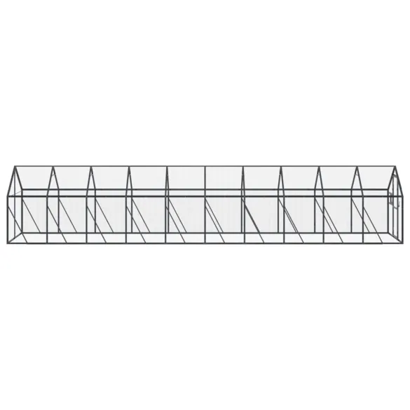 Volieră Păsări Antracit Aluminiu | Livrare Gratuită