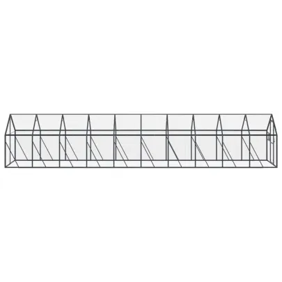 Volieră Păsări Antracit Aluminiu | Livrare Gratuită