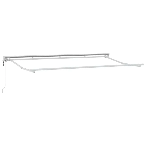 Cortină Retractabilă Exterior Dungi Albastru-Alb 350x200 cm