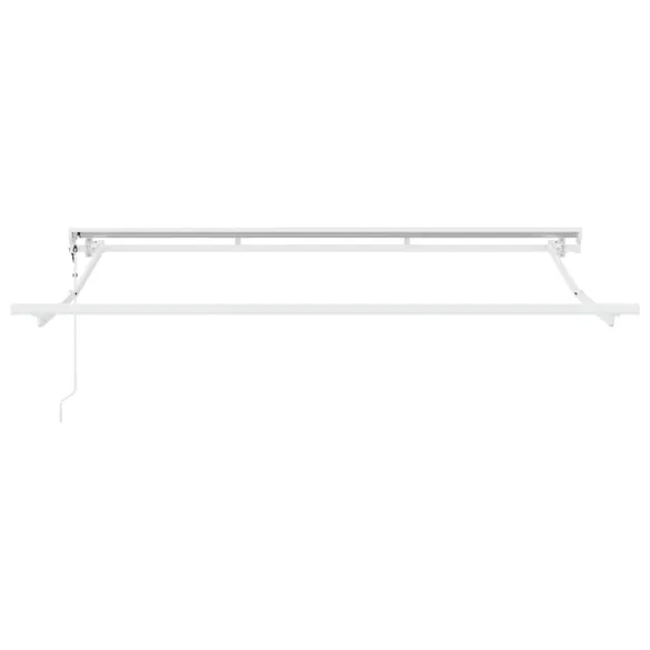 Cortină Retractabilă Manuală Negru 350x200 cm | Ușor de Montat