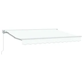 Cortină Retractabilă Manuală Albă 350x200 cm - UMBRĂ 2