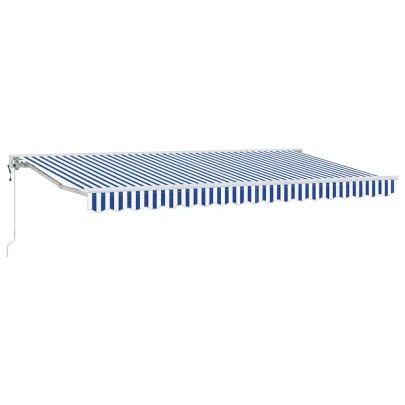 Cortină Retractabilă Manuală 400x200 cm Aluminiu