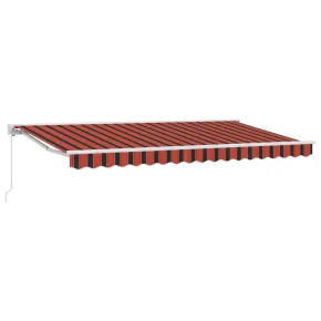 Cortină Retractabilă Manuală Albastru Marin 400x200 cm 2