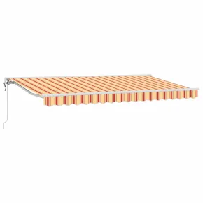 Cortină Retractabilă Manuală Albastru Marin 400x200 cm 2