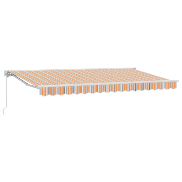 Cortină Retractabilă Manuală Albastru Marin 400x200 cm