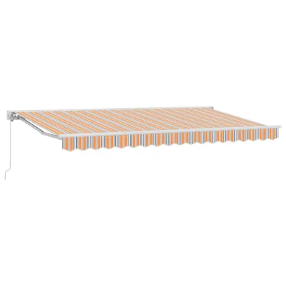 Cortină Retractabilă Manuală Albastru Marin 400x200 cm