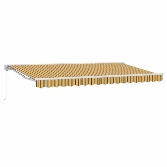Cortină Retractabilă Manuală Albastru Marin 400x200 cm