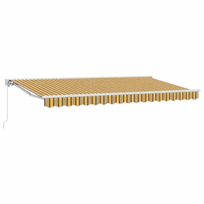 Cortină Retractabilă Manuală Albastru Marin 400x200 cm