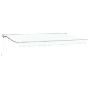 Cortină Retractabilă Manuală Albă 400x200 cm - Livrare Gratuită 2