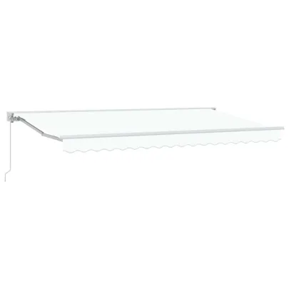 Cortină Retractabilă Manuală Albă 400x200 cm - Livrare Gratuită