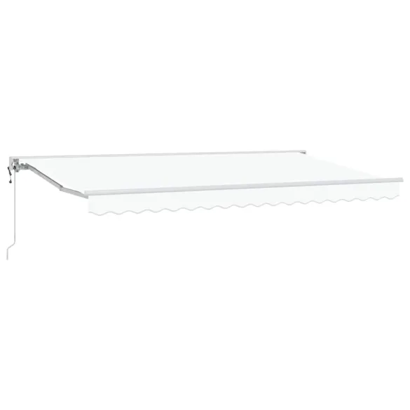 Cortină Retractabilă Manuală Albă 400x200 cm - Livrare Gratuită