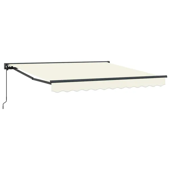 Cortină Retractabilă Manuală Crem 300x250 cm Poliester