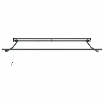 Cortină Retractabilă Antracit 300x250 cm - Ușoară și Rezistentă