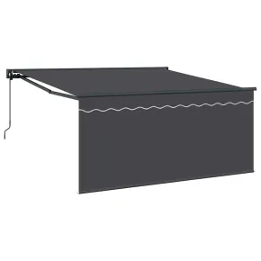 Cortină Retractabilă Manuală Antracit 300x250 cm - UMBRĂ 2