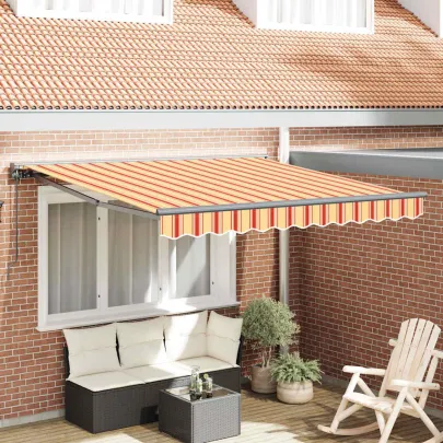 Cortină Retractabilă Manuală pentru Balcon 300x250 cm