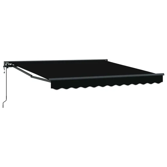 Cortină Retractabilă Manuală Negru 300x250 cm | UMBRĂ