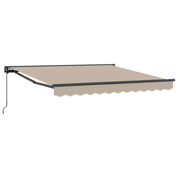 Cortină Retractabilă Manuală Bej 300x250 cm - UMBRĂ