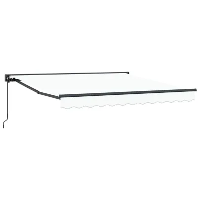 Cortină Retractabilă Manuală Albă 300x250 cm | UMBRĂ