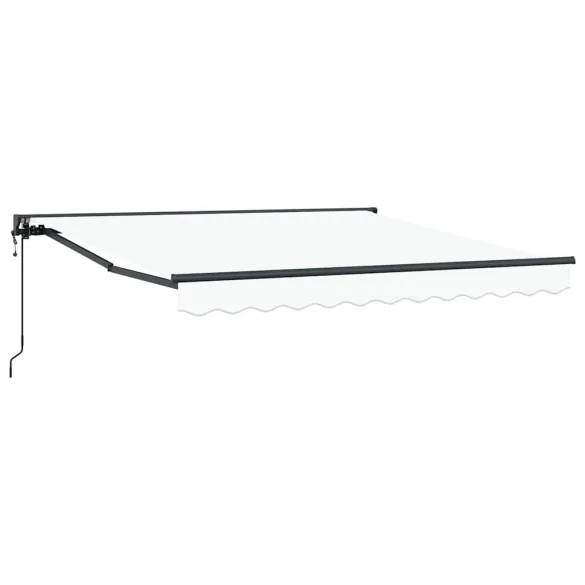 Cortină Retractabilă Manuală Albă 300x250 cm | Livrare Gratuită