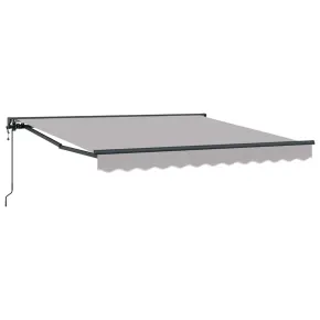 Cortină Retractabilă Manuală Gri 300x250 cm - Tesatura 2