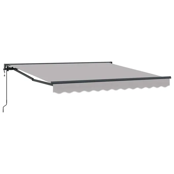 Cortină Retractabilă Manuală Gri 300x250 cm - Tesatura
