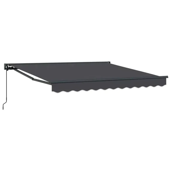 Cortină Retractabilă Manuală Antracit 350x250 cm | UMBRĂ