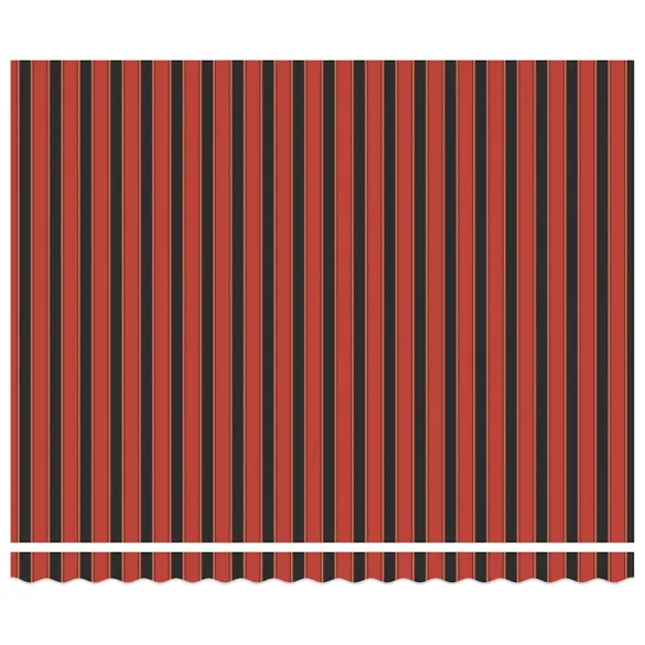 Cortină Retractabilă Manuală Portocaliu-Maró 400x300 cm