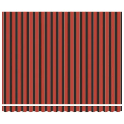 Cortină Retractabilă Manuală Portocaliu-Maró 400x300 cm