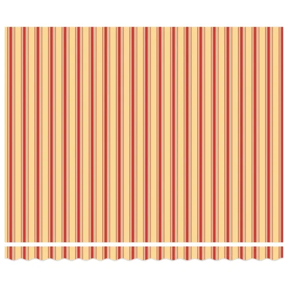 Cortină Retractabilă Galben-Portocalie 400x300cm | UMBRA