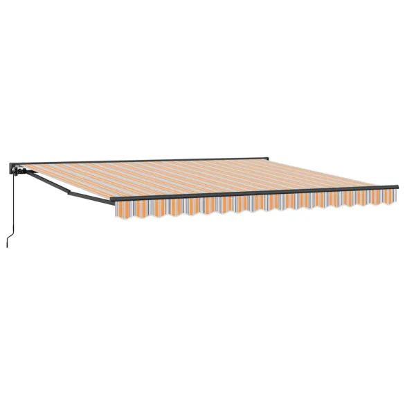 Cortină Retractabilă Manuală Albastru Marin 400x300 cm