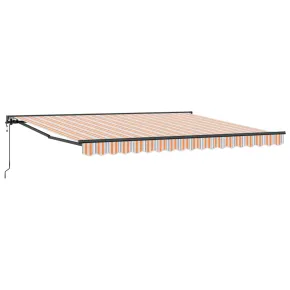 Cortină Retractabilă Manuală Albastru Marin 400x300 cm 2