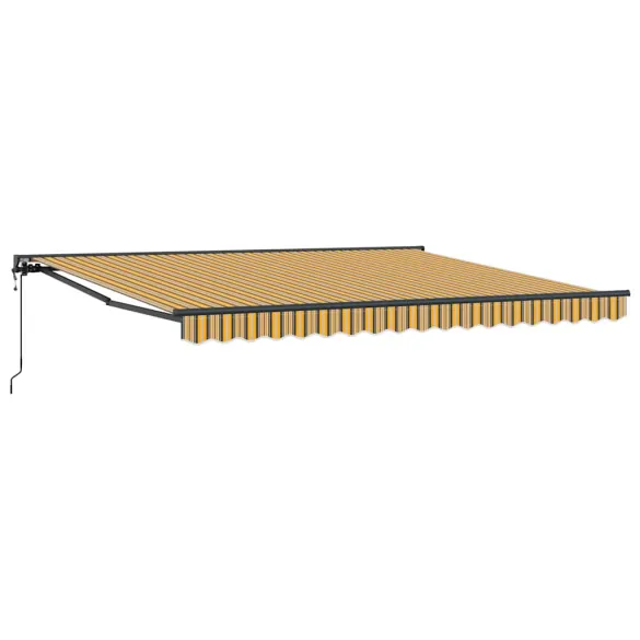 Cortină Retractabilă Manuală Albastru Marin 400x300 cm