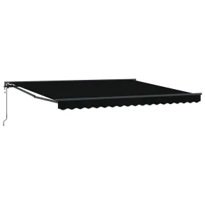 Cortină Retractabilă Manuală Negru 400x300 cm | Livrare Gratuită 2