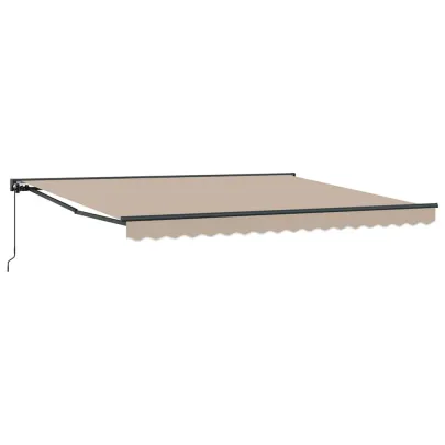 Cortină Retractabilă Manuală Bej 400x300 cm | UMBRĂ