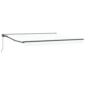 Cortină Retractabilă Manuală Albă 400x300 cm | UMBRĂ 2