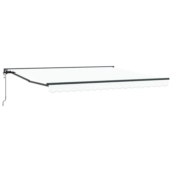 Cortină Retractabilă Manuală Albă 400x300 cm - Livrare Gratuită