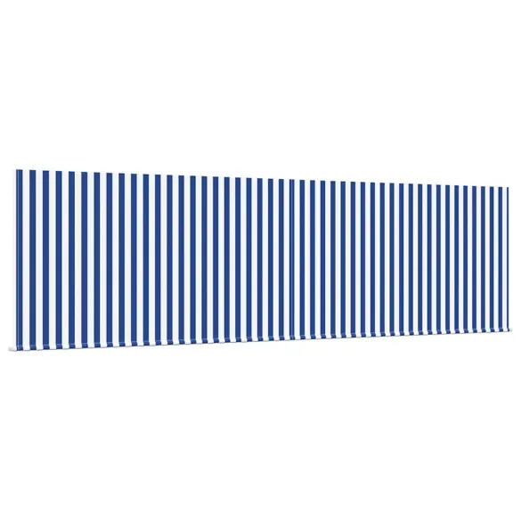 Cortină Retractabilă Albastru-Alb | Protecție UV pentru Terasă