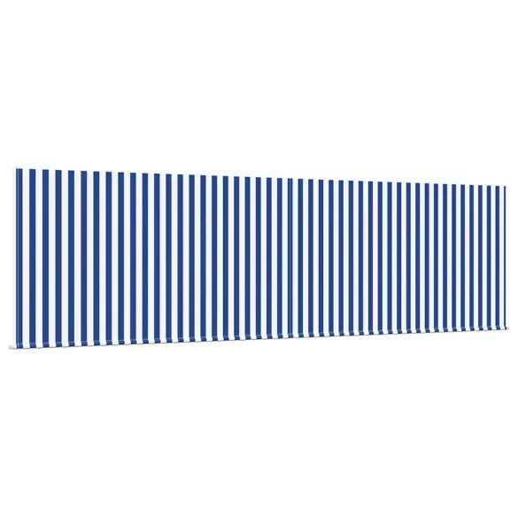 Cortină Retractabilă Albastru-Alb | Livrare Gratuită