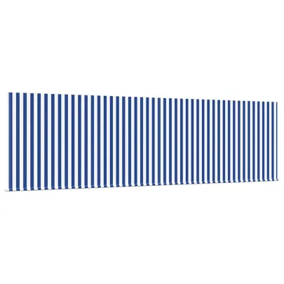 Cortină Retractabilă Albastru-Alb | Livrare Gratuită