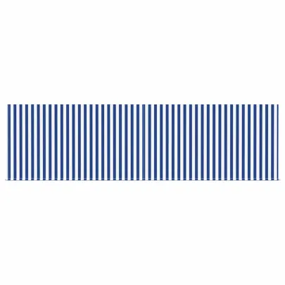 Cortină Retractabilă Albastru-Alb | Livrare Gratuită