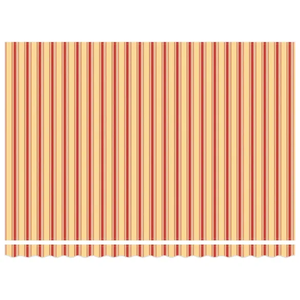 Cortină Retractabilă Manuală Galben-Portocalie 450x300 cm