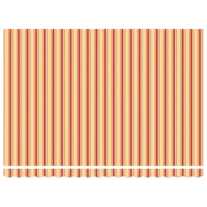 Cortină Retractabilă Manuală Galben-Portocalie 450x300 cm