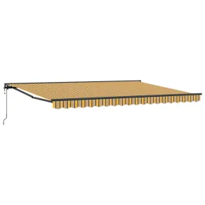 Cortină Retractabilă Manuală Albastru Marin 450x300 cm 2