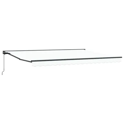 Cortină Retractabilă Manuală Albă 450x300 cm - UMBRĂ