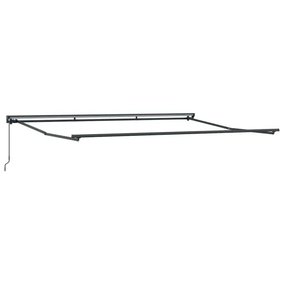 Cortină Retractabilă Manuală Roșie 450x300 cm Poliester