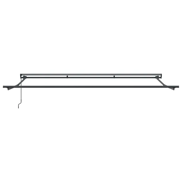 Cortină Retractabilă Manuală Roșie 450x300 cm Poliester