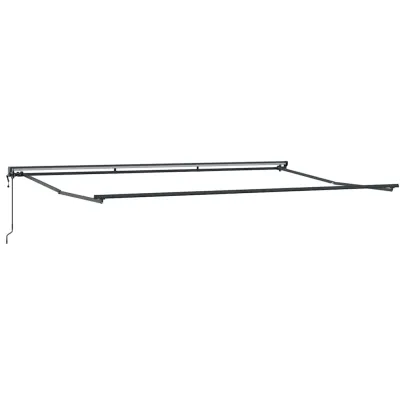 Cortină Retractabilă Manuală 500x300 cm - Albastru/Alb