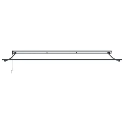 Cortină Retractabilă Manuală 500x300 cm - Albastru/Alb